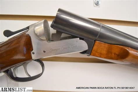 stoeger coach gun double trigger side by shotgun.